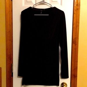 Daisy Fuentes  Black Dress Blouse